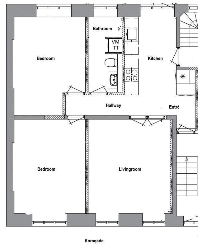 Korsgade Apartments Kopenhaga Pokój zdjęcie